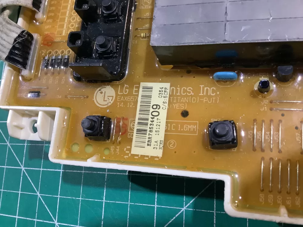 LG EBR78534409 Washer Control Board AZ163870 | NR398
