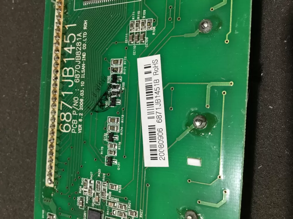 Kenmore LG 6871JB1451B Refrigerator Control Board Dispenser AZ85414 | NR754