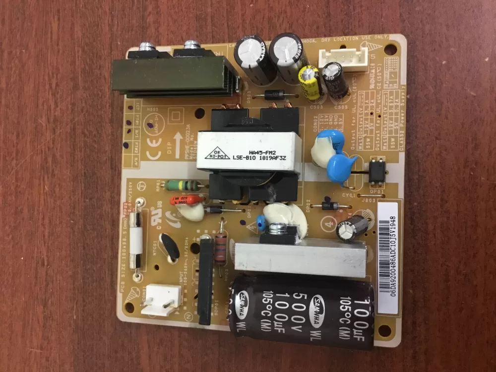 Samsung DA92-00486A Refrigerator Control Board