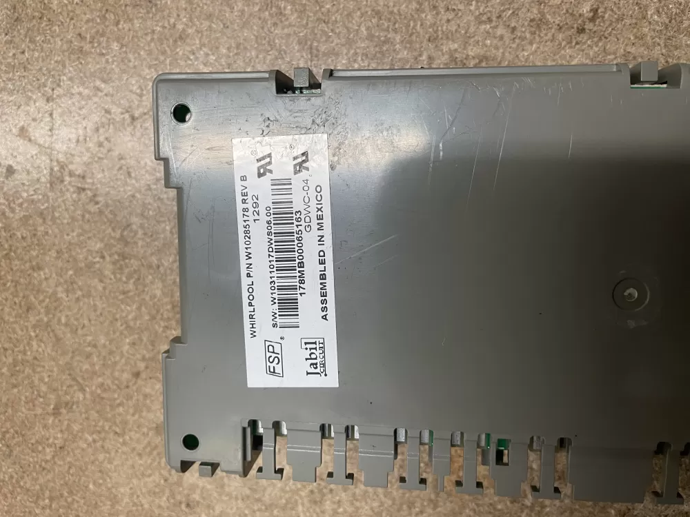 Whirlpool KitchenAid W10056352 Dishwasher Control Board AZ3574 | KM1470