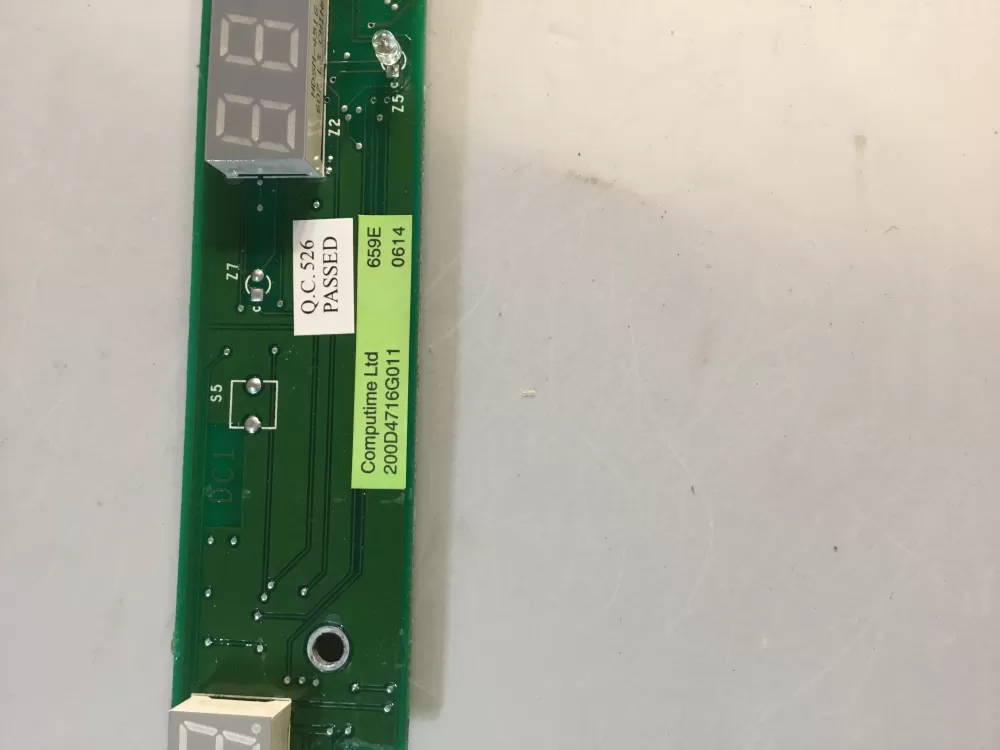 GE 200D4716G011 Refrigerator Control Control Board AZ105652 | BG210