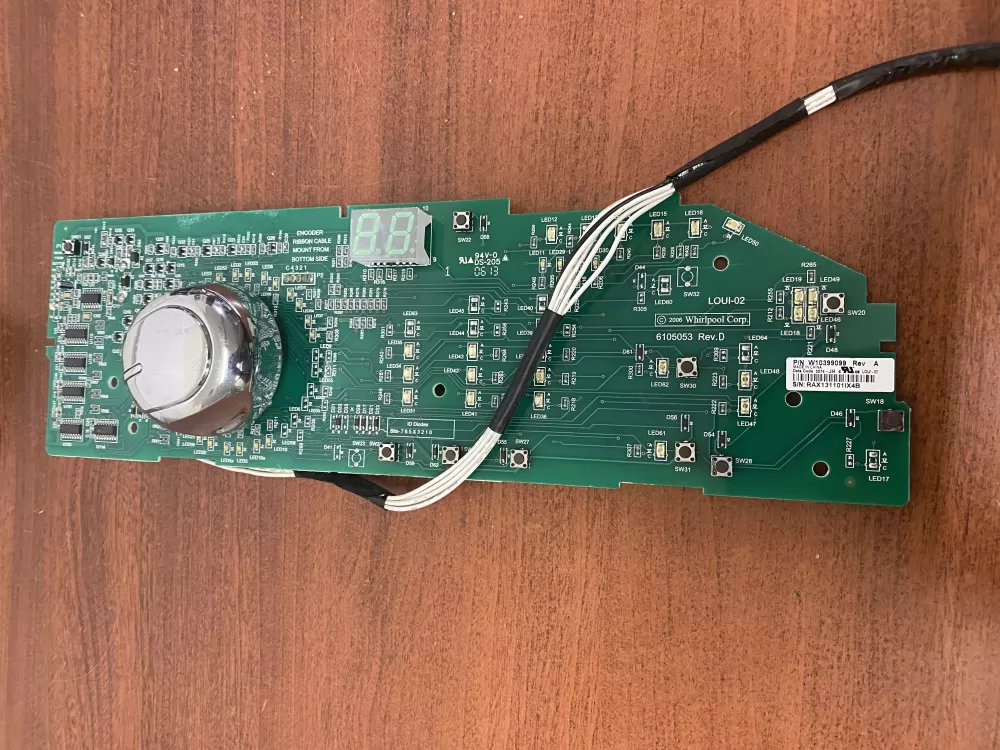 Whirlpool W10399099 Washer Control Board