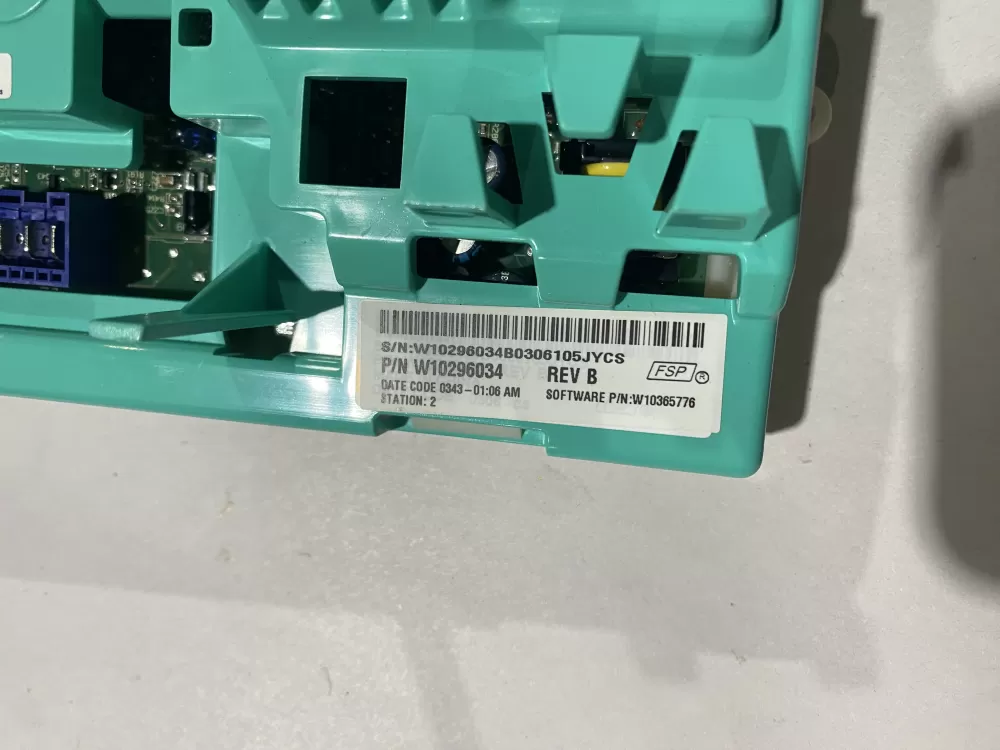 Whirlpool W10296034 W10393489 PS3495160 Washer Control Board AZ112486 | BK740