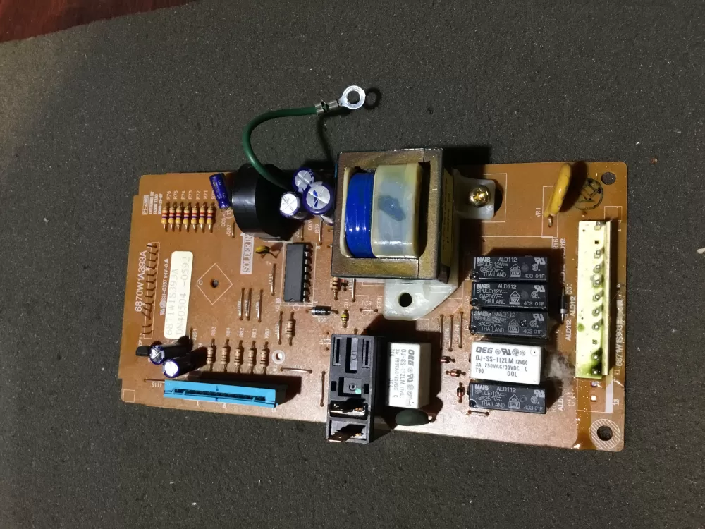 LG 6871W1S393A Microwave Control Board Panel