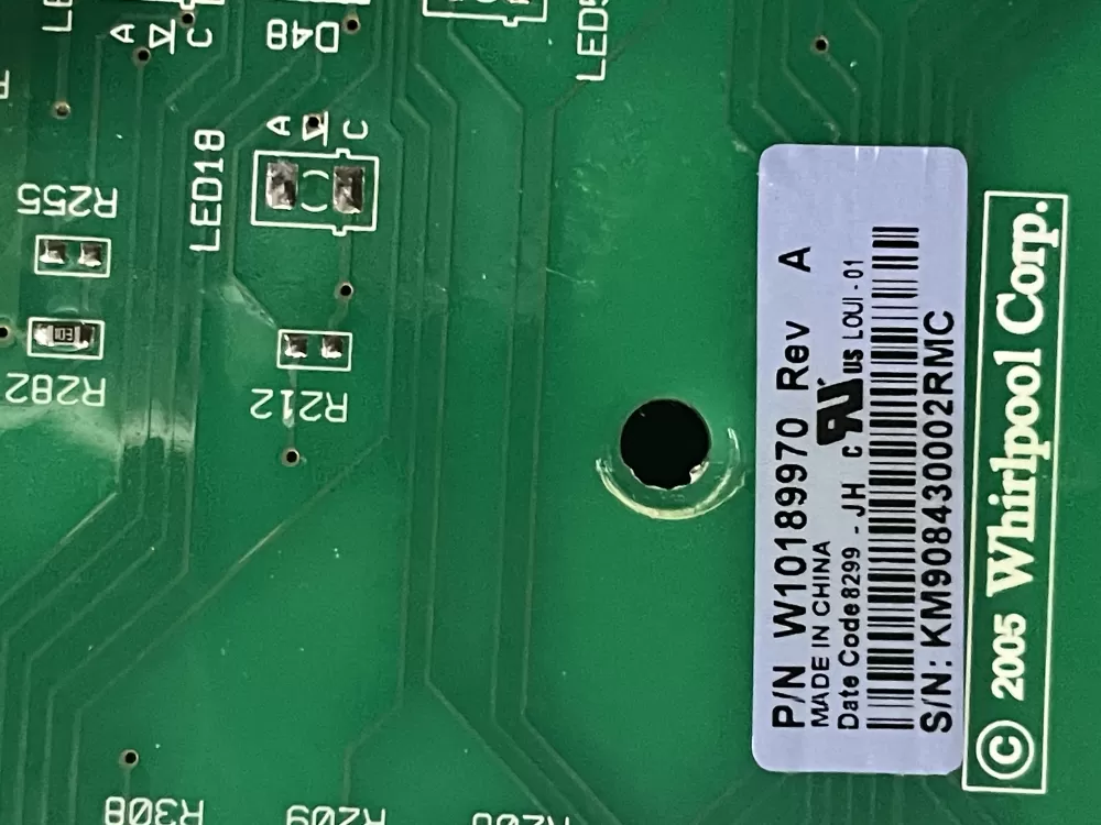 Whirlpool Kenmore W10189970 W10189963 Washer Control Board AZ17774 | WM1256