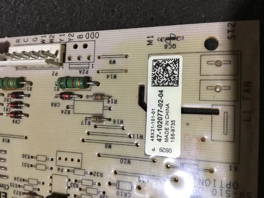 Rheem Air Handler Control Board 47-102077-02-04 156-9735 AZ109773 | NR491