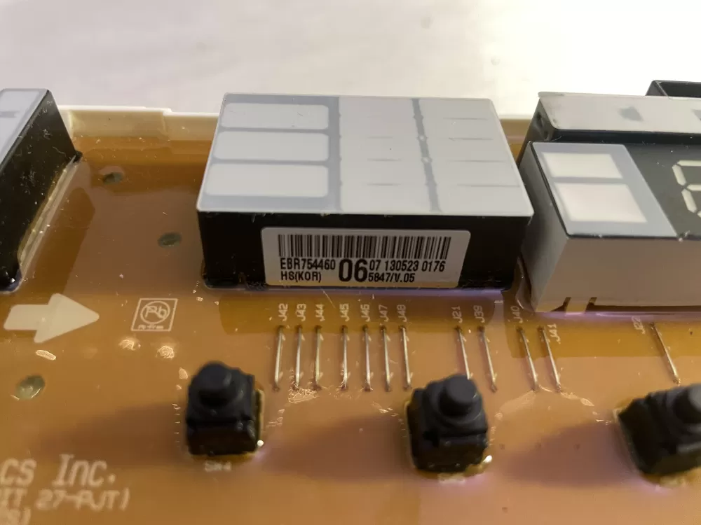 LG EBR76262201 EBR75446006 Washer Control Board AZ197203 | Wmv892