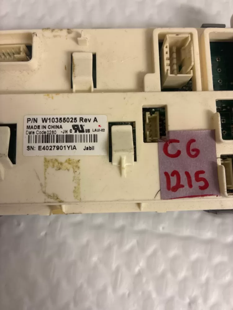 W10604653 Maytag Washer Board - Control