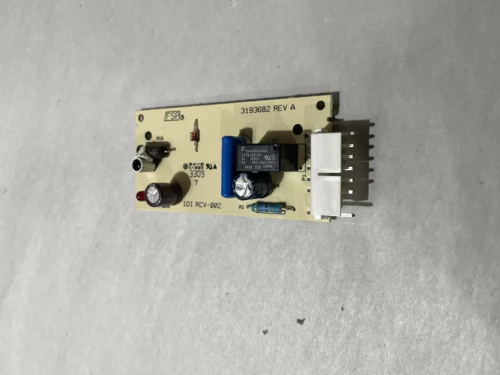 Whirlpool 3193682 Refrigerator Ice Optic Board