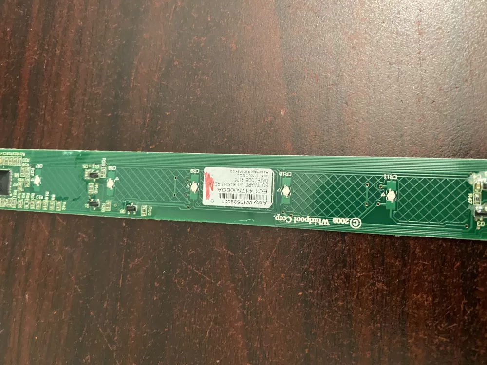 KitchenAid W10537410 Dishwasher Control Board Interface AZ37482 | BKV112