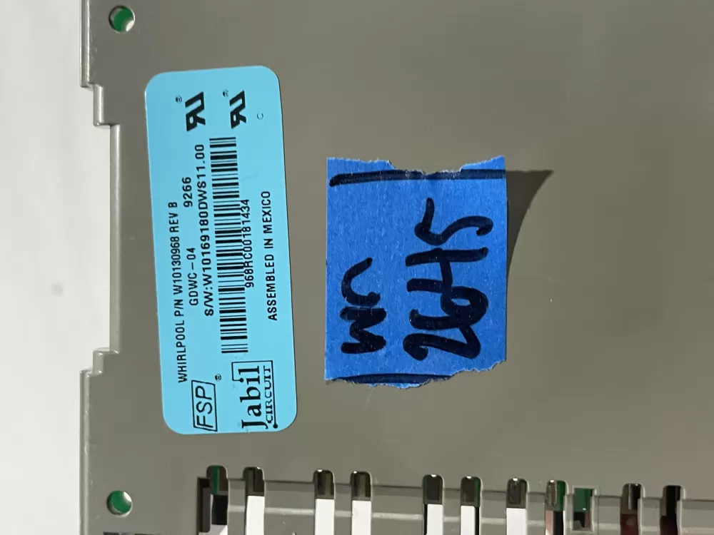 Whirlpool Maytag KitchenAid Kenmore Dishwasher Control Board AZ186624 | Wm2645