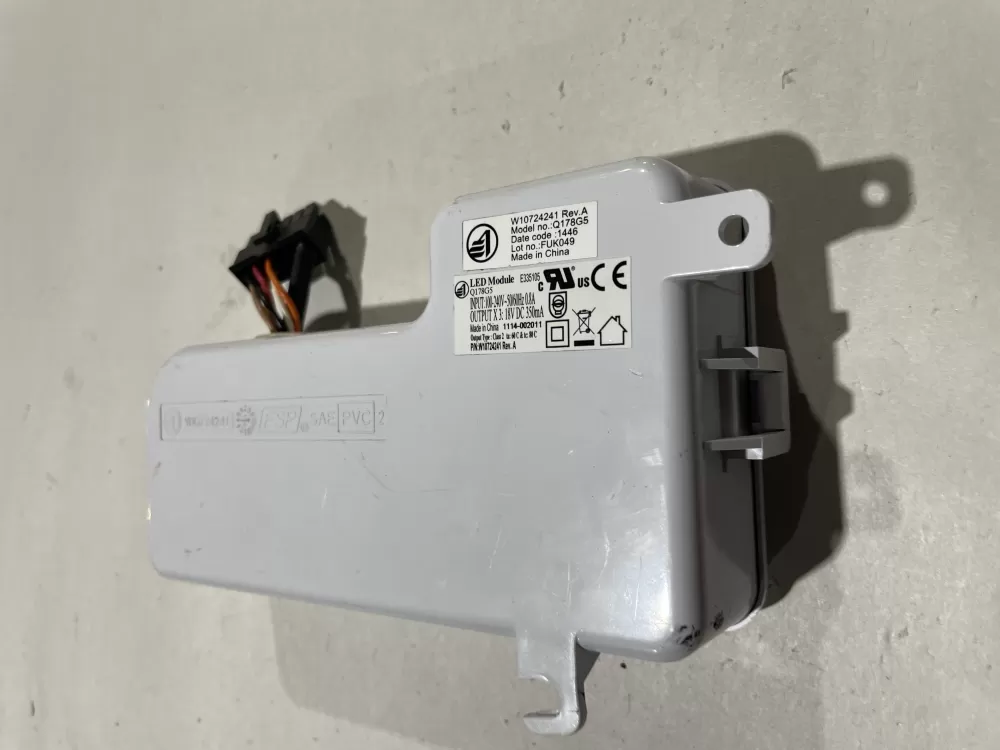 Kenmore  Whirlpool  Jenn-Air  KitchenAid W11038857  AP6039992  W10292715  W10356137  WPW10292715  WPW10356137  4461798  PS11773197  W10724241 Refrigerator Inverter Control Board