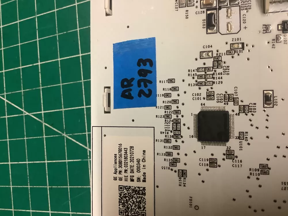 GE 308D1567G016 Dryer UI Display Control Board AZ200161 | AR2793