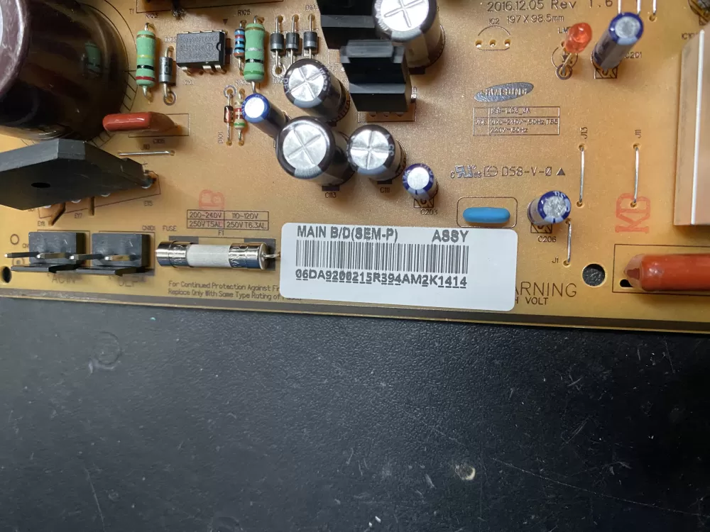 Samsung DA92-00215R Refrigerator Inverter Control Board AZ21138 | BK939