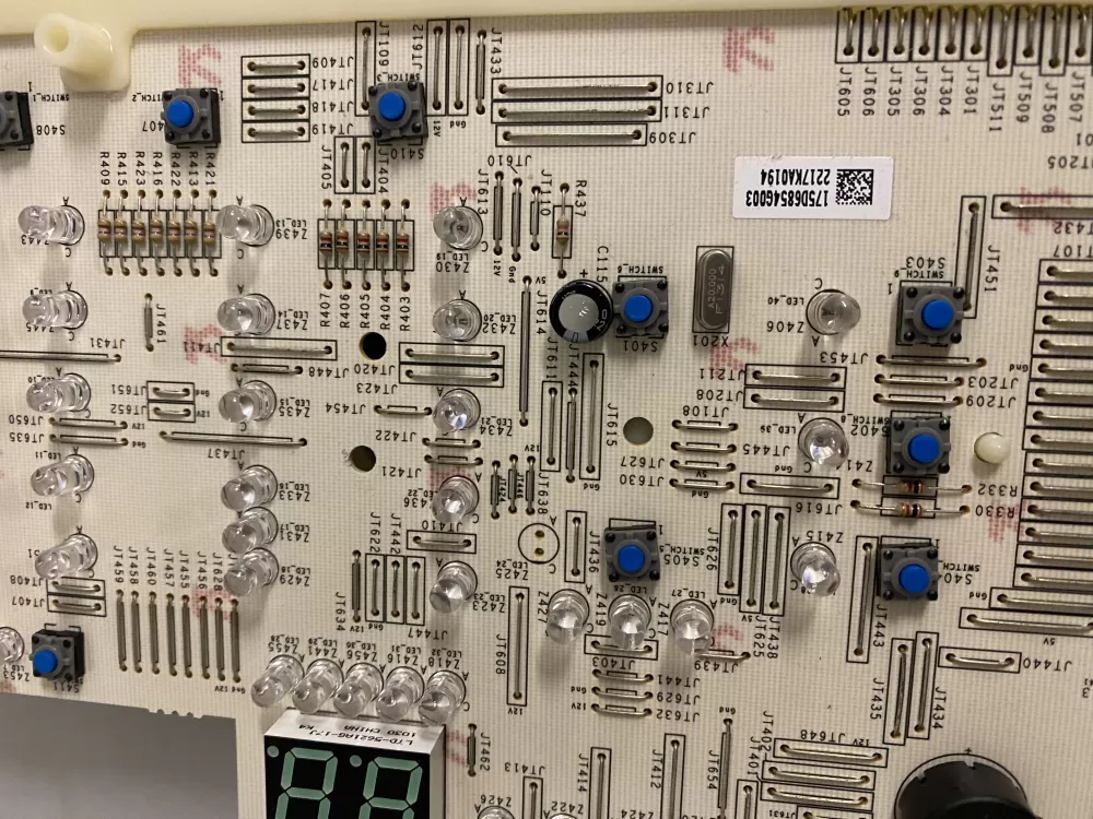 GE 175d6854g003 2713KA0504 Washer Control Board AZ209316 | BK609