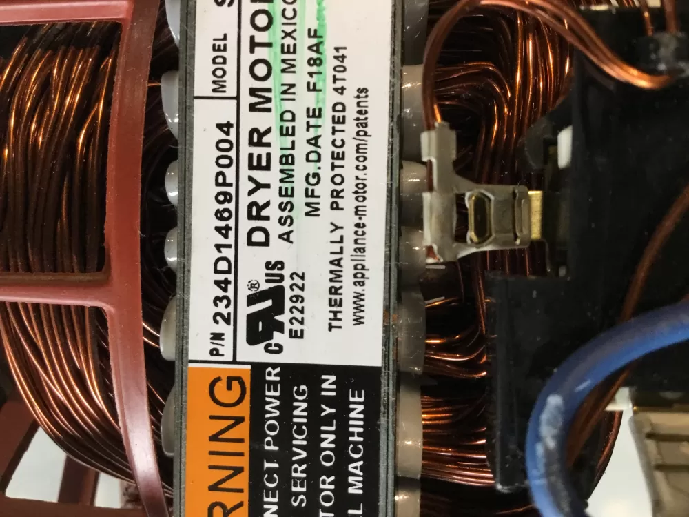 GE 234D1469P004 Dryer Motor Assembly