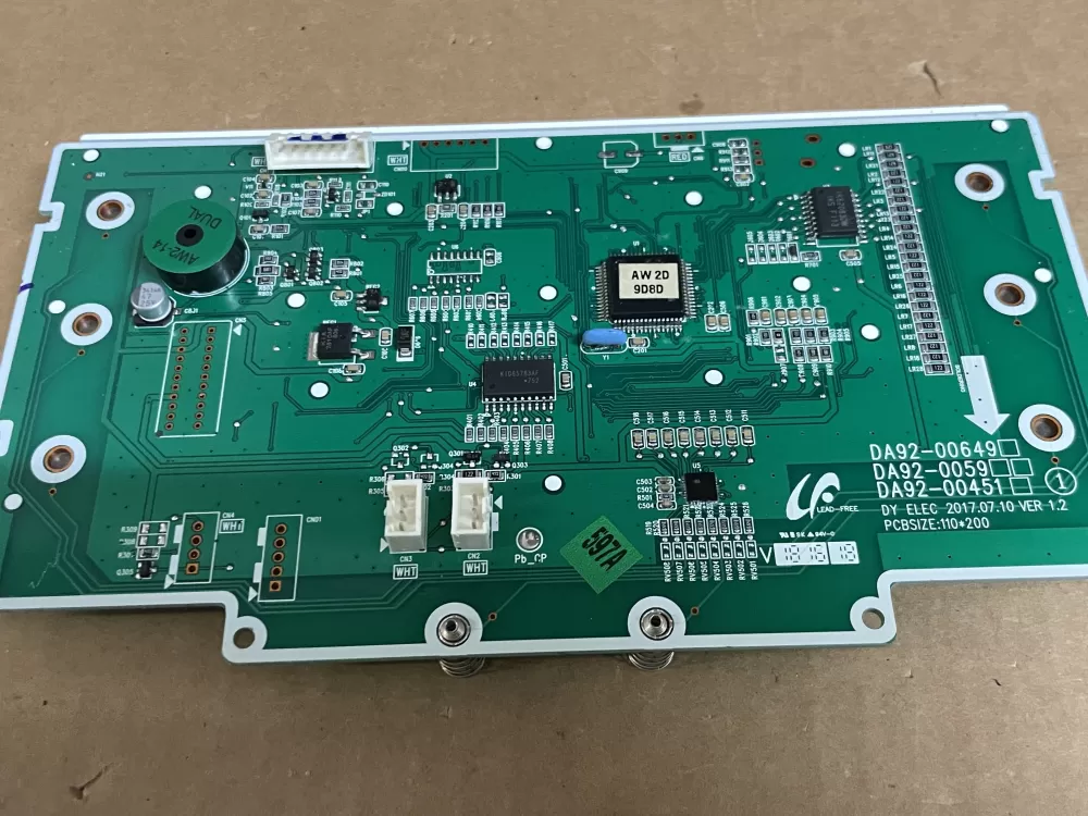 Samsung DA92 00649A Refrigerator Control Board Dispenser AZ101477 | Wm905