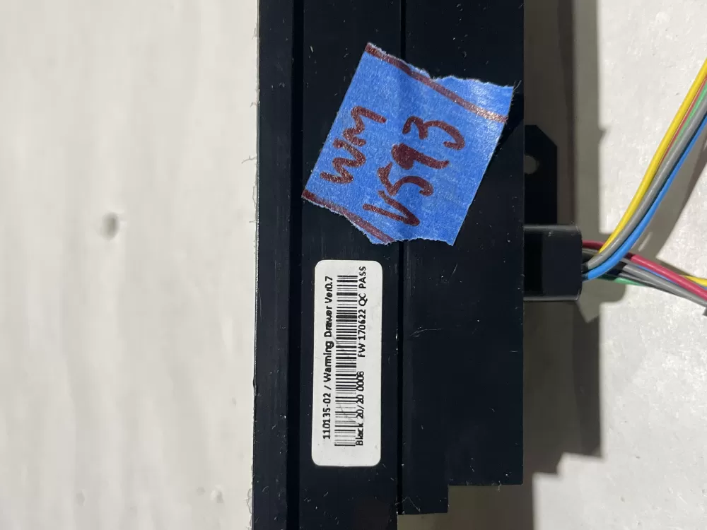 Dacor Black Display Control Assembly 110135-02 AZ154236 | Wmv593