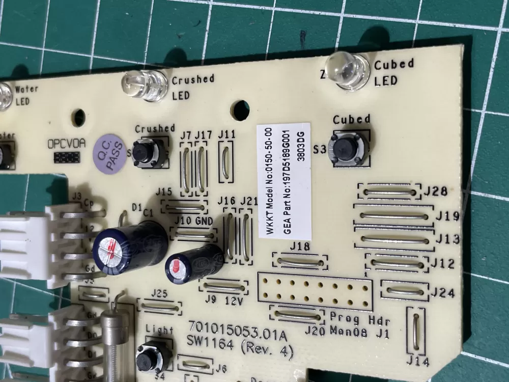 GE 197D5189G001 Refrigerator Control Board AZ189883 | Wm807