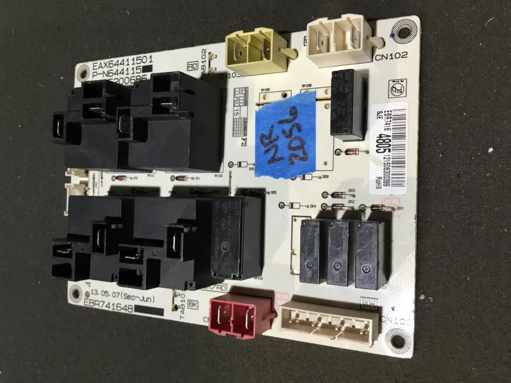 LG EBR74164802 EBR74164805 Range Oven Relay Control Board AZ77410 | NR2056
