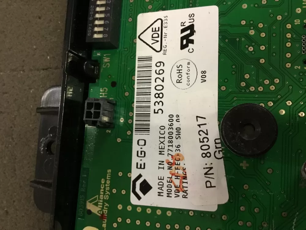 SpeedQueen Speed Queen 805217P Washer Control Board AZ91394 | NR1255