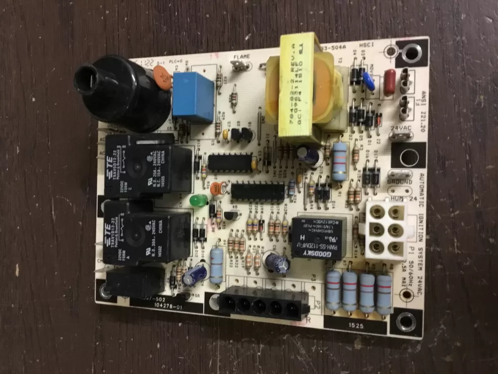 Rheem  Lennox 1097-83-504A Furnace Control Board Circuit