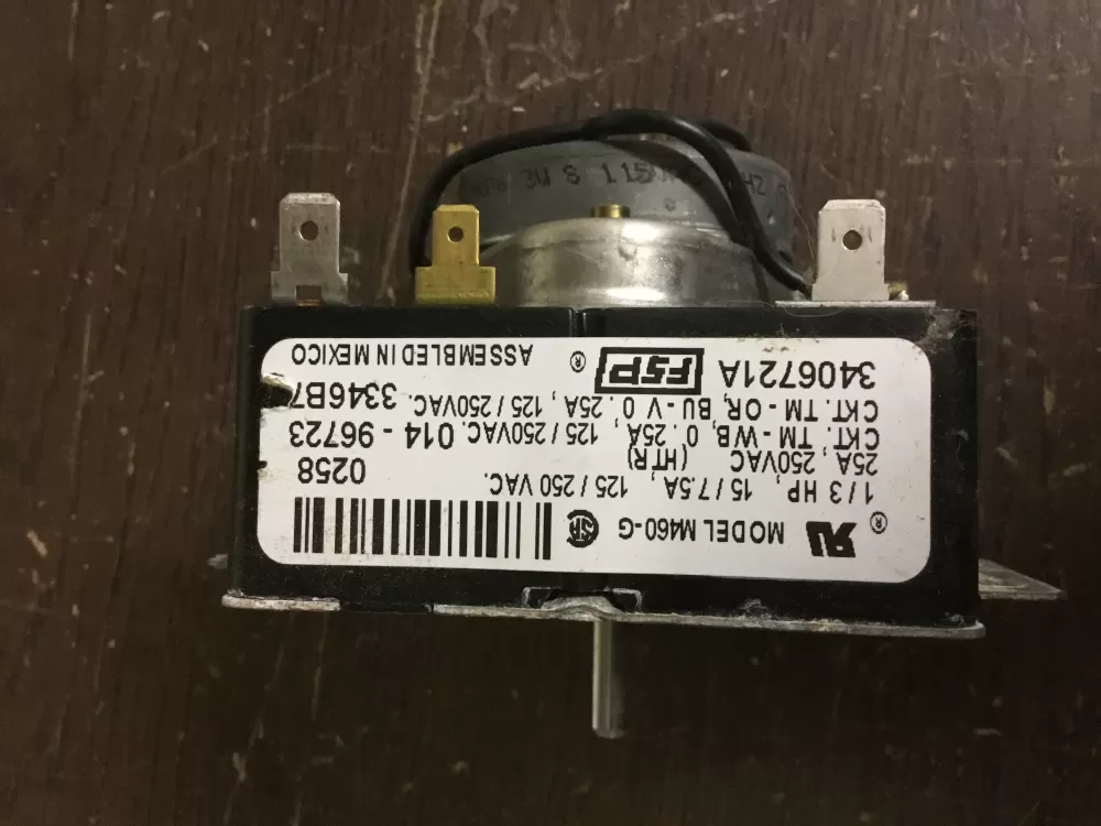 Whirlpool 3406721A AP3097855 3406721 WE04X10051 Dryer Timer AZ7365 | NR487