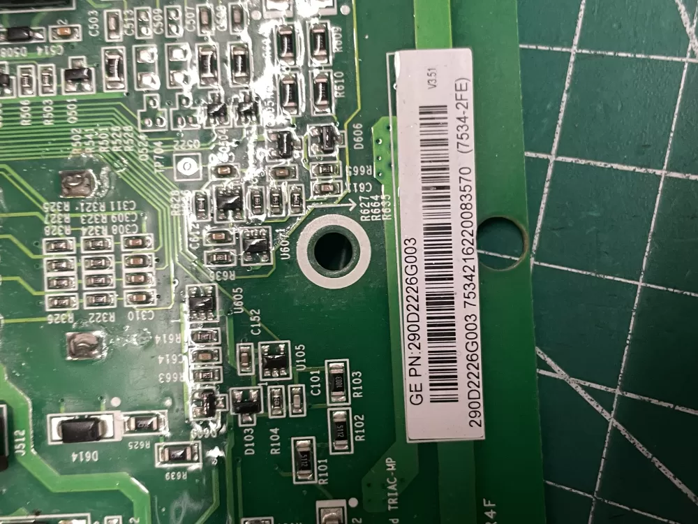 GE WH22X32357 290D2226G003 WH18X28174 Washer Control Board AZ211116 | Wm1597