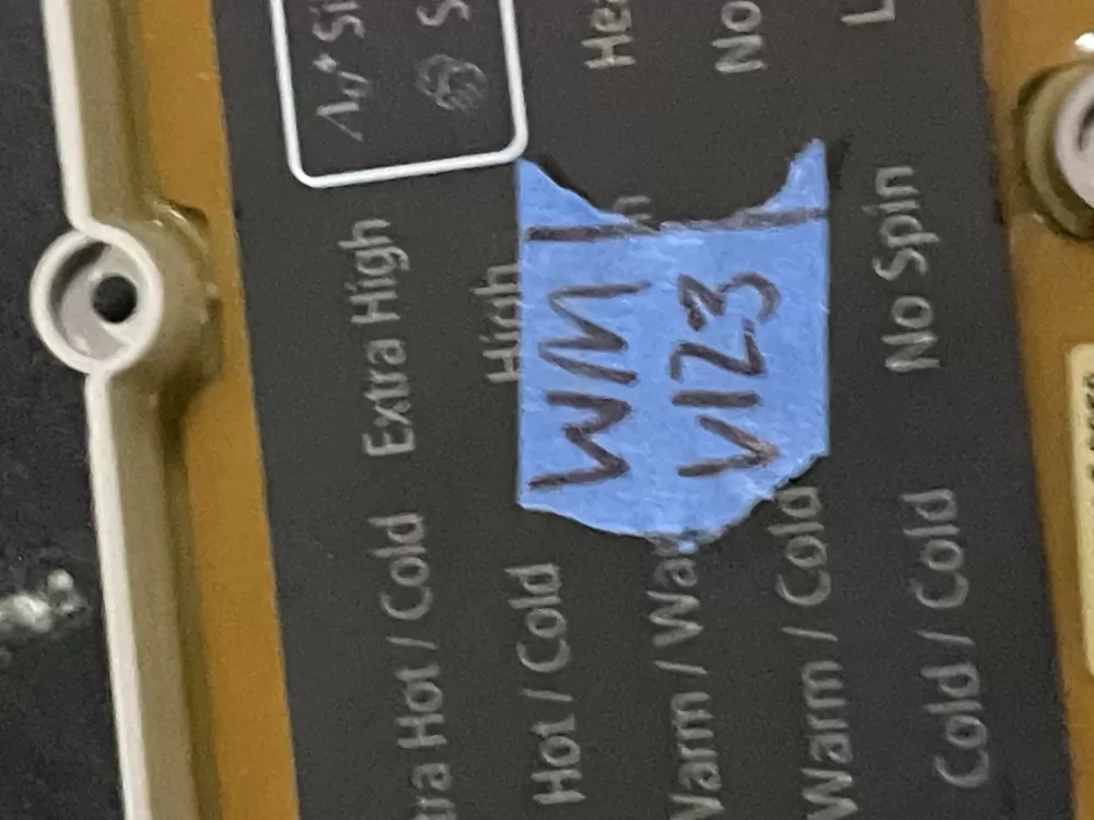 Samsung DC92 00130A Washer Control Board AZ26507 | WMV123