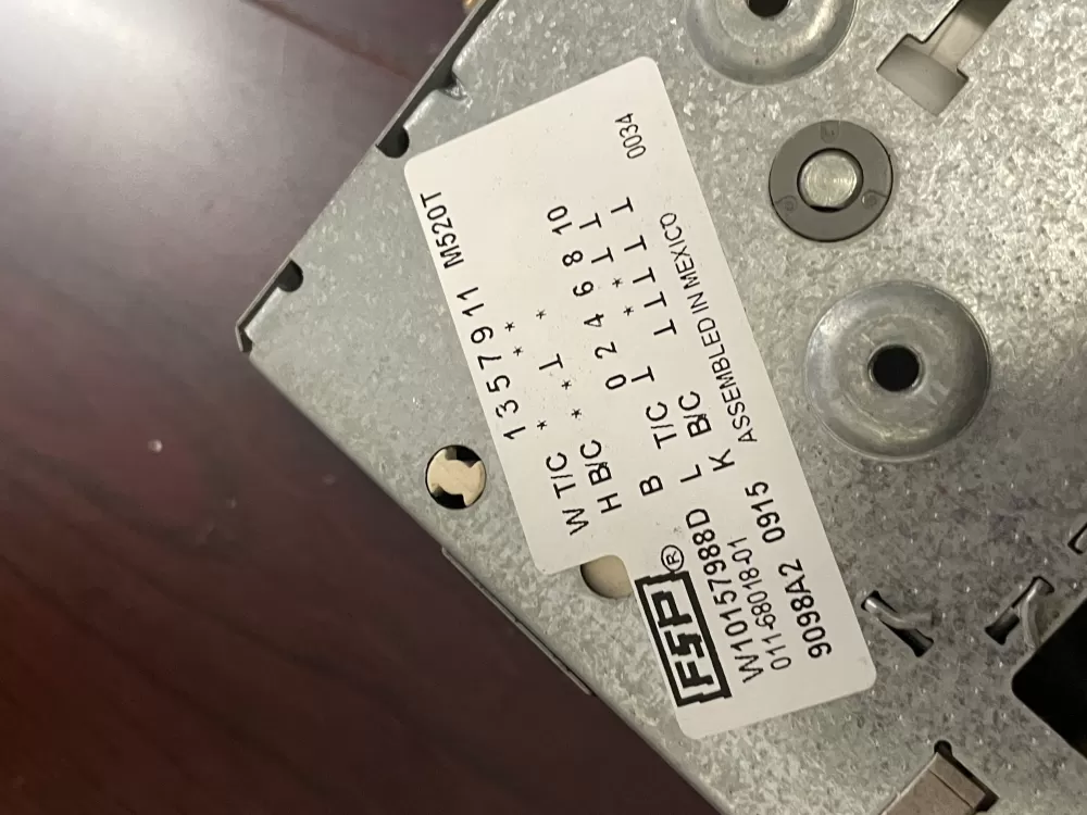Whirlpool Kenmore W10157988D Washer Genuine Fsp Timer Free AZ98480 | Wm1418
