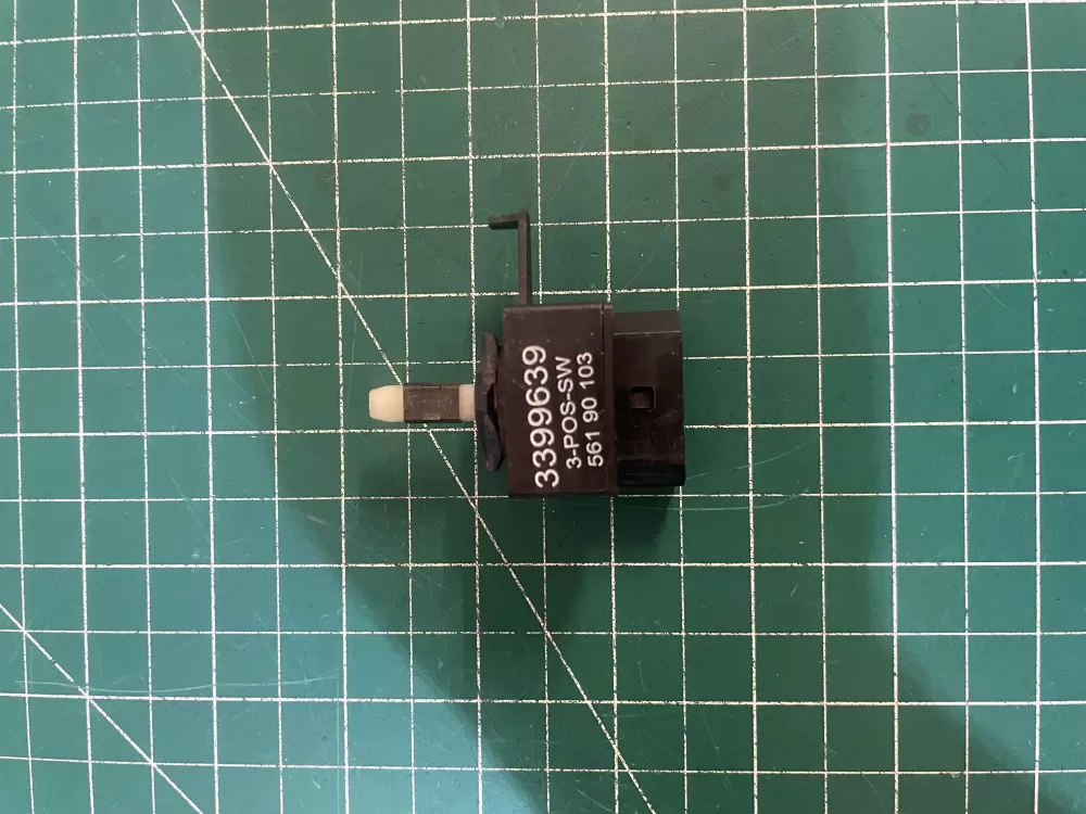 Whirlpool  Maytag  KitchenAid  Kenmore AP6008373 3396013 3399639 WP3399639 PS11741508 Dryer Start Switch
