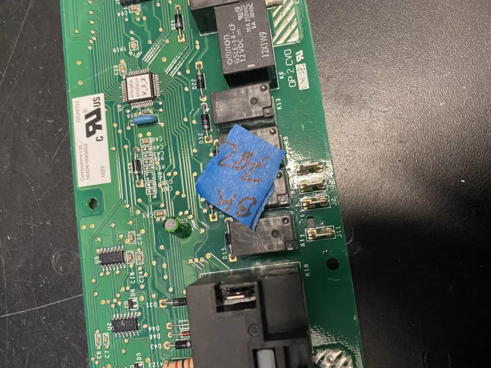 GE WB27T11060 164D6199G002 Oven Range Relay Control Board AZ12714 | BK782