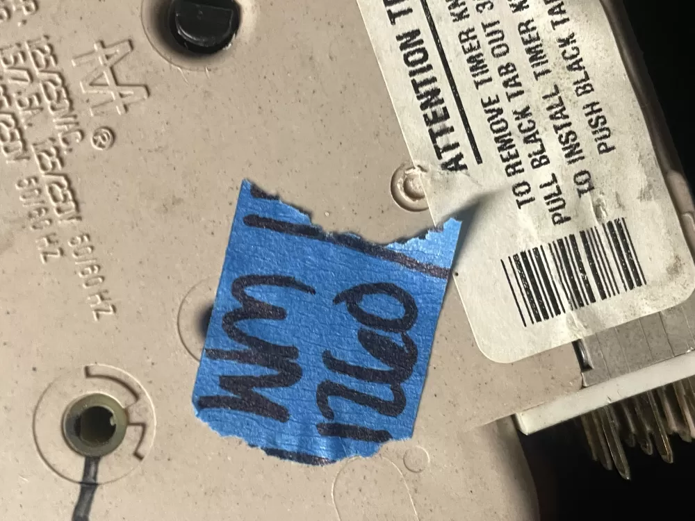 Whirlpool WP8557301 Washer Timer Control AZ18061 | 1260WM