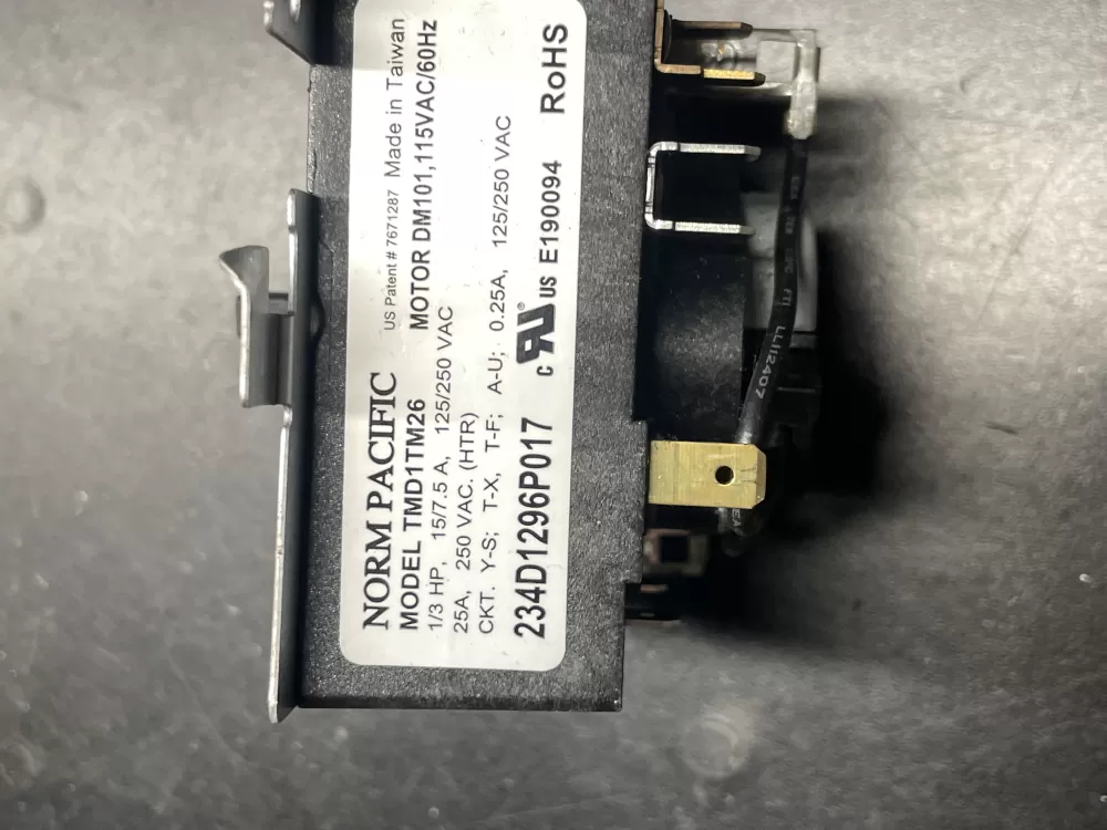 Kenmore General Electric WE4M521 WE04X22654 Dryer Timer AZ36151 | Wm373