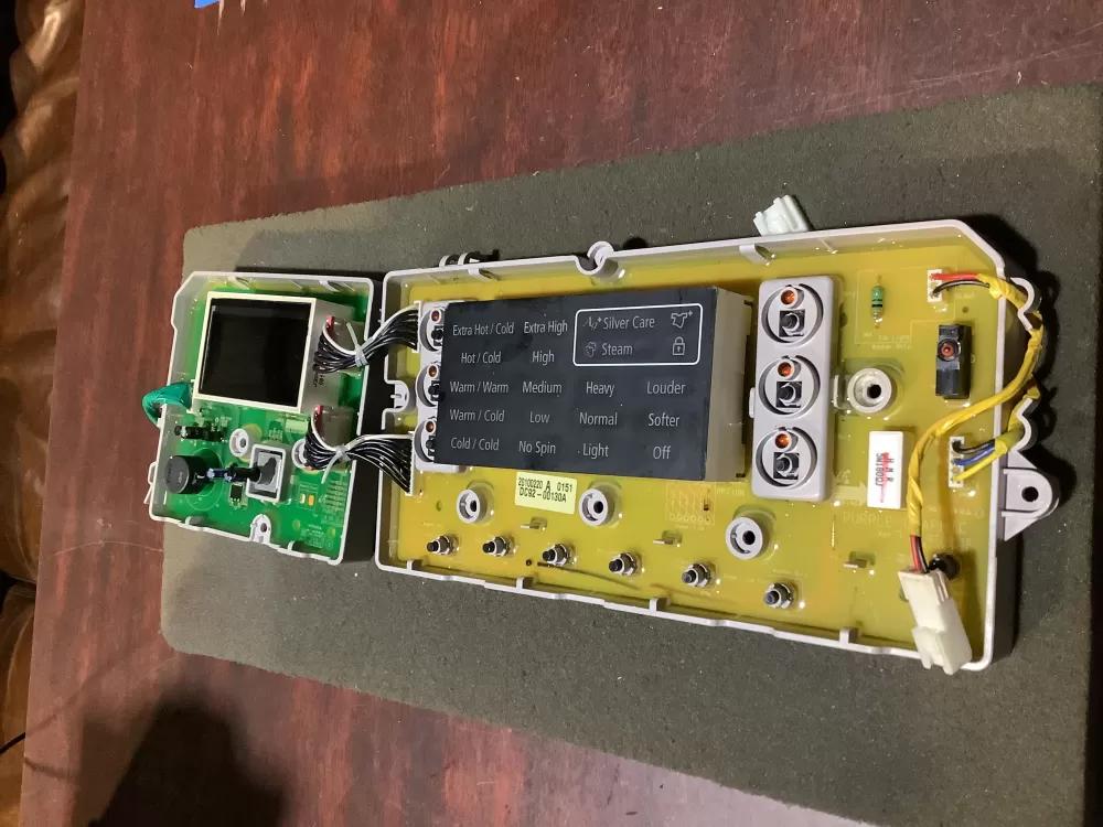 Samsung DC92-00130A  DC92-00125A Washer UI Control Board