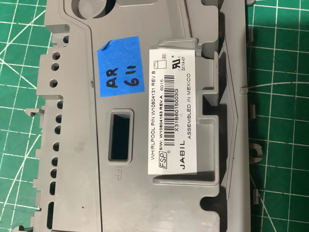 Whirlpool W10804131 W10817263 Dishwasher Control Board AZ193121 | AR611