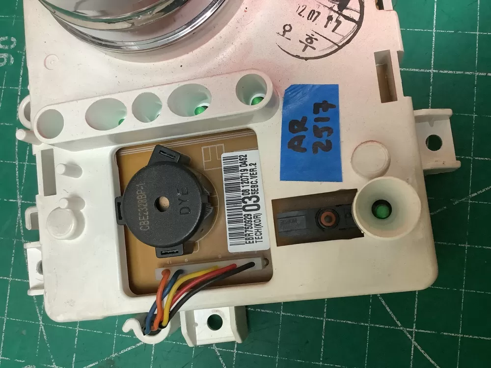 Kenmore EBR75092903 Washer Control Board UI Display Panel AZ226692 | AR2517