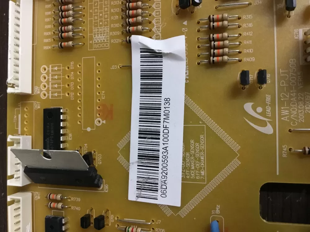 Samsung DA92 00593A DA94 02679A Refrigerator Control Board AZ18313 | NR48