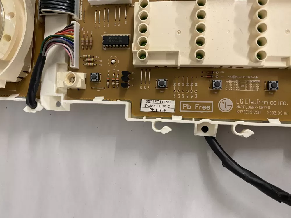 LG 6870EC9129B 6871EC1115C Dryer Control Board AZ188369 | BKV865