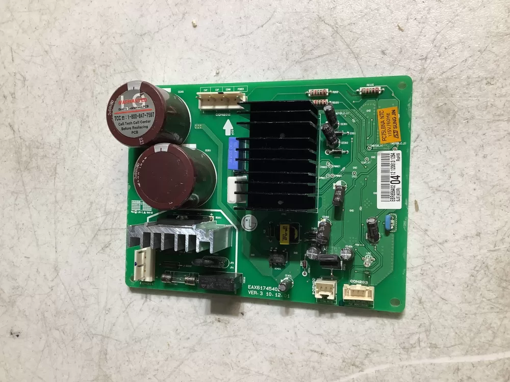 LG Kenmore AP5604149 EBR65640204 Refrigerator Control Board AZ120709 | BG2217
