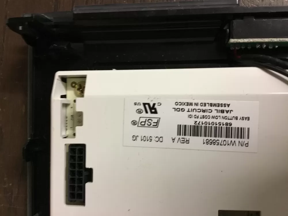 Whirlpool W10758681 Refrigerator Control Board AZ6182 | NR469