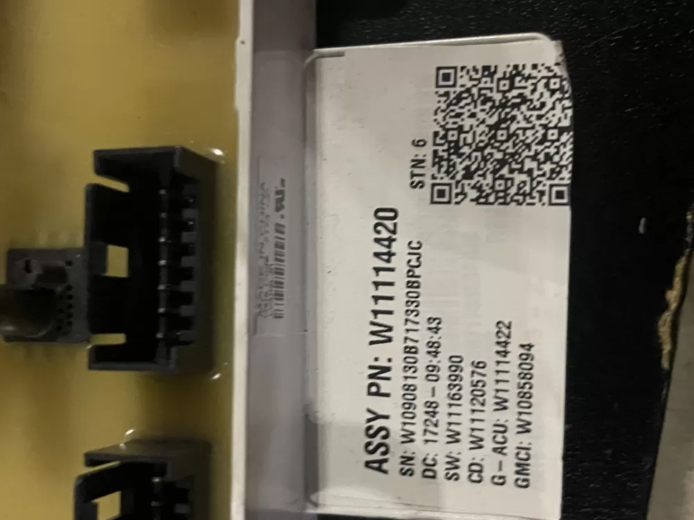 Whirlpool Maytag W11114420 W11266624 Washer Control Board AZ24914 | WM265