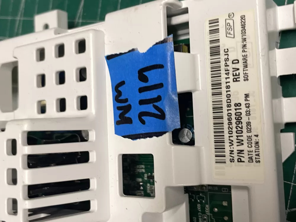 Whirlpool W10296018 W10333847 W10393557 Washer Control Board AZ210388 | Wm2119