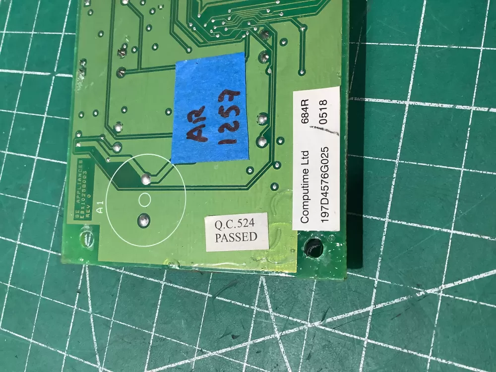 GE 197D4576G025 Refrigerator Control Board Dispenser AZ195392 | AR1257