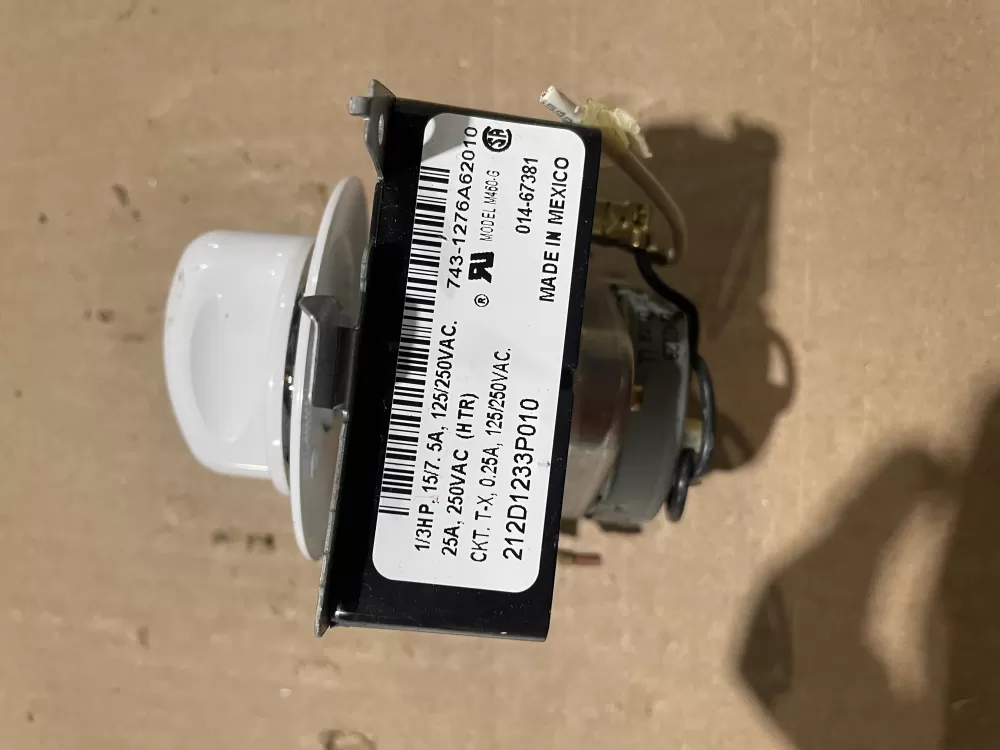 Hotpoint GE 212D1233P010 WE4M362 Dryer Timer AZ84589 | KM835