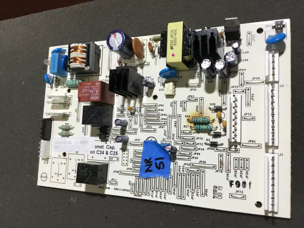 GE EBX1110P002 200D49742G004 WR55X10996 Fridge Control Board AZ95800 | NR51