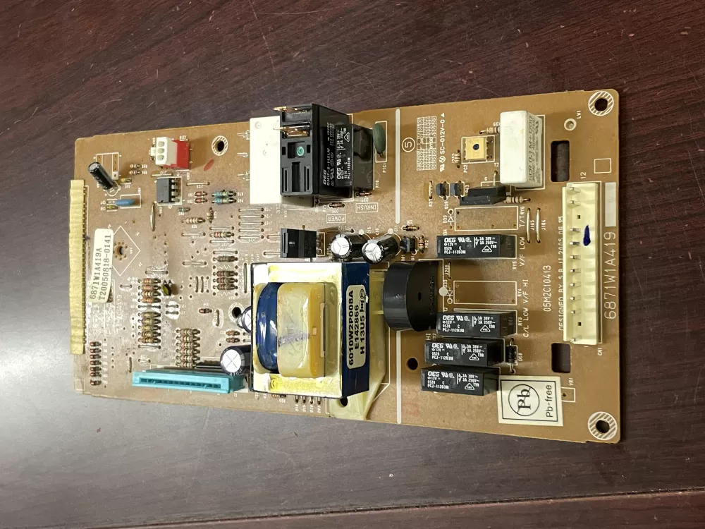 LG 6871W1A419A Microwave Control Board