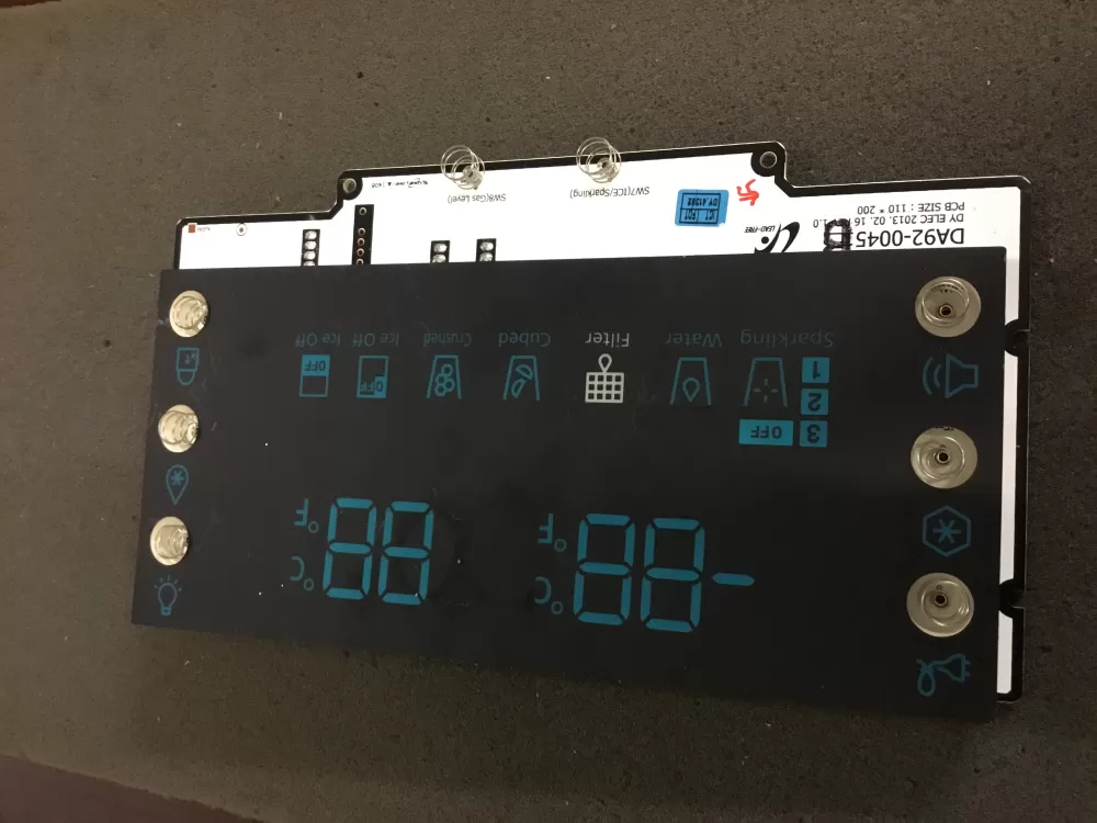 Samsung DA92-00451B Refrigerator Control Board Dispenser