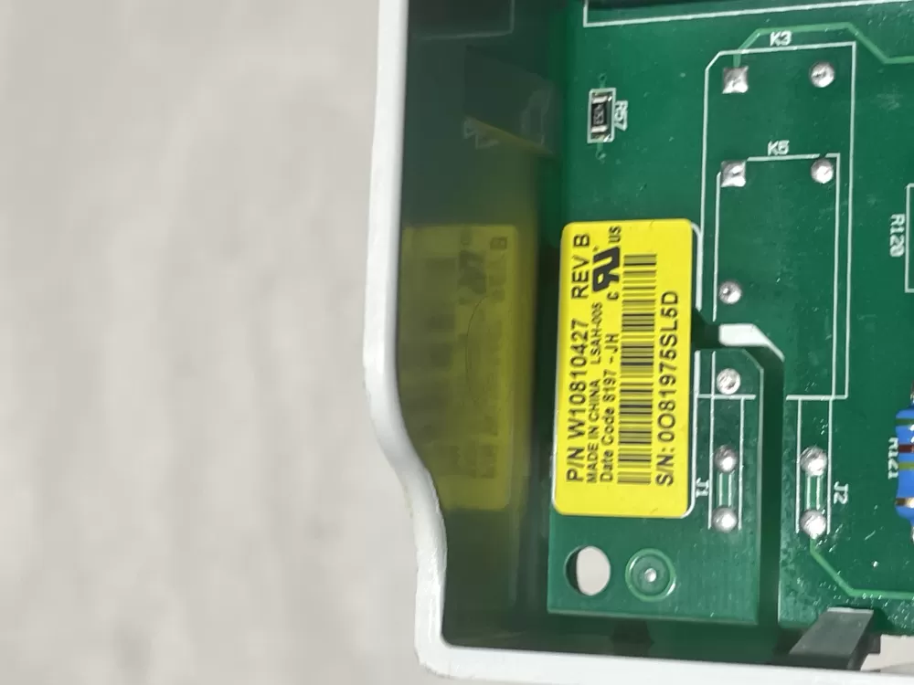 Whirlpool W10810427 Dryer Control Board AZ107407 | Wm1630