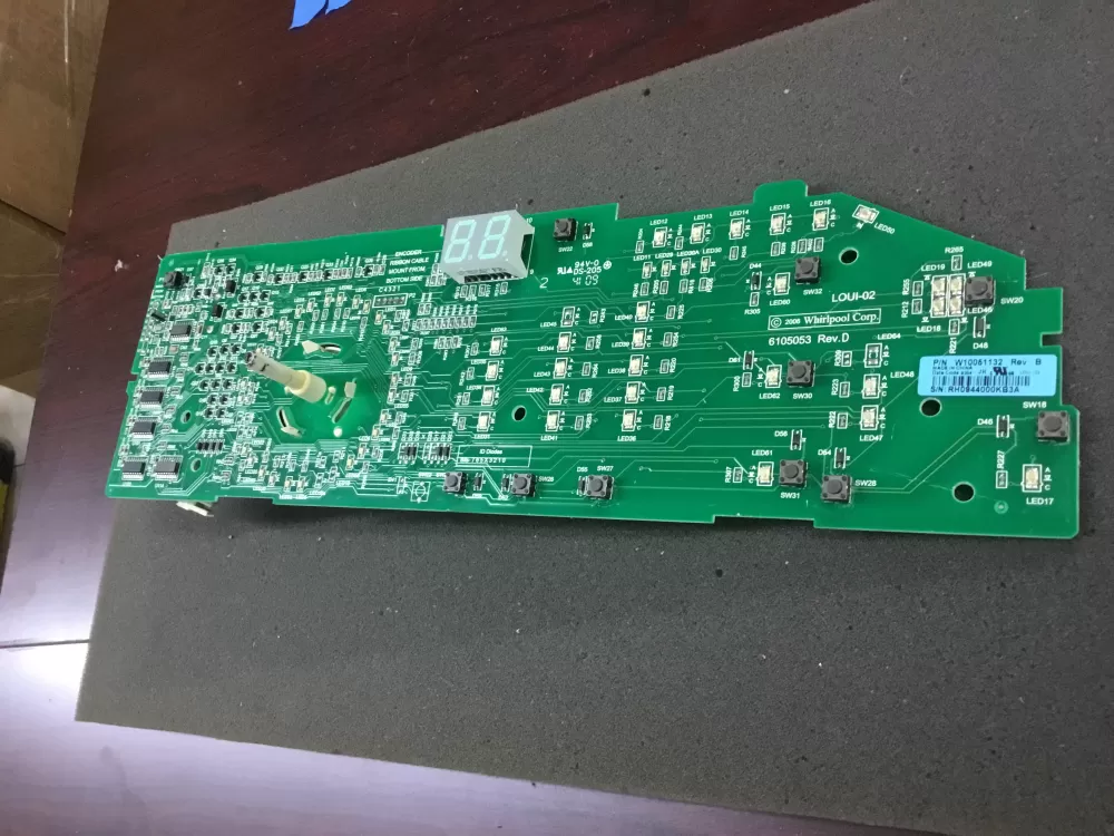 Whirlpool W10051132 W10051134 WPW10051132 Washer Control Board